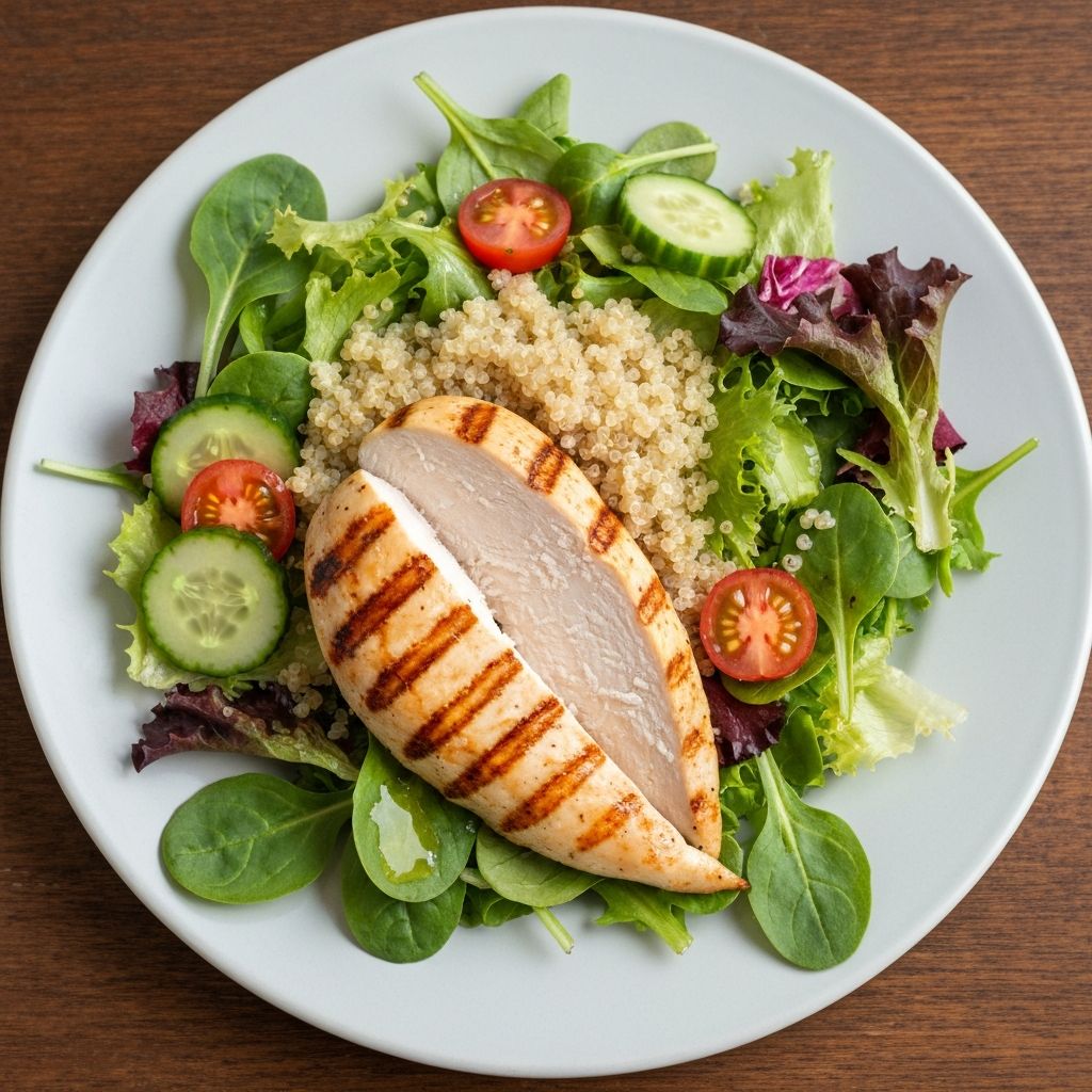 Balanced lunch plate